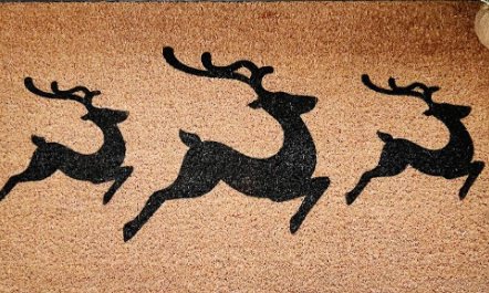 Doormat Three Deers